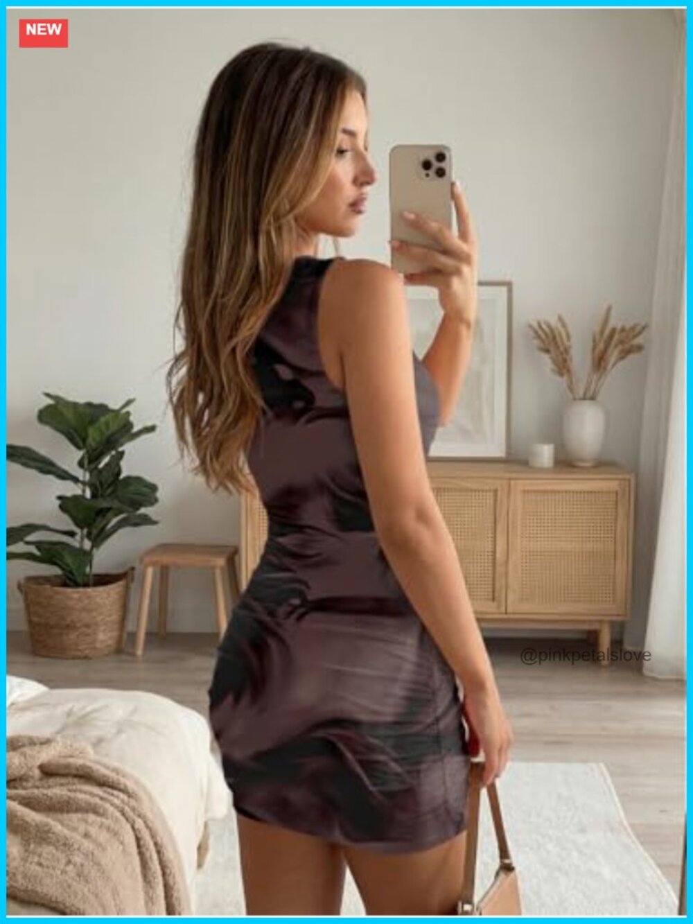 Sleeveless Ruched Bodycon Mini Dress Tummy Control Club Party Summer - Picture 4 of 6